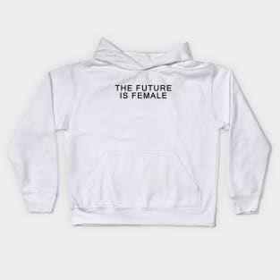 The Future Is Female Cool Feminist Vintage Kids Hoodie